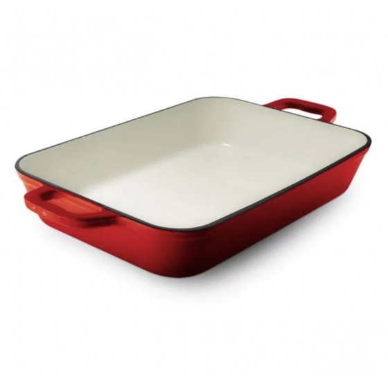 Naczynie do pieczenia, czerwone (33 cm)